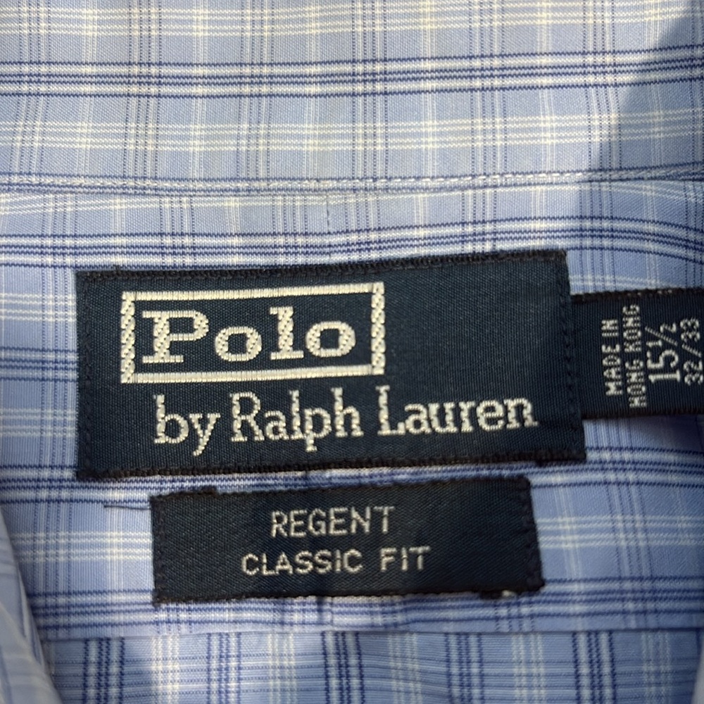 Ralph Lauren Men's Blue and White Checkered Shirt - Picture 4 of 11